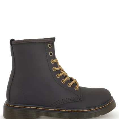 Stivaletto bambino Dr.Martens 1460 Wildhorse lamper marroni in pelle