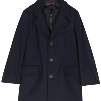 Cappotto bambino Fay nero in lana
