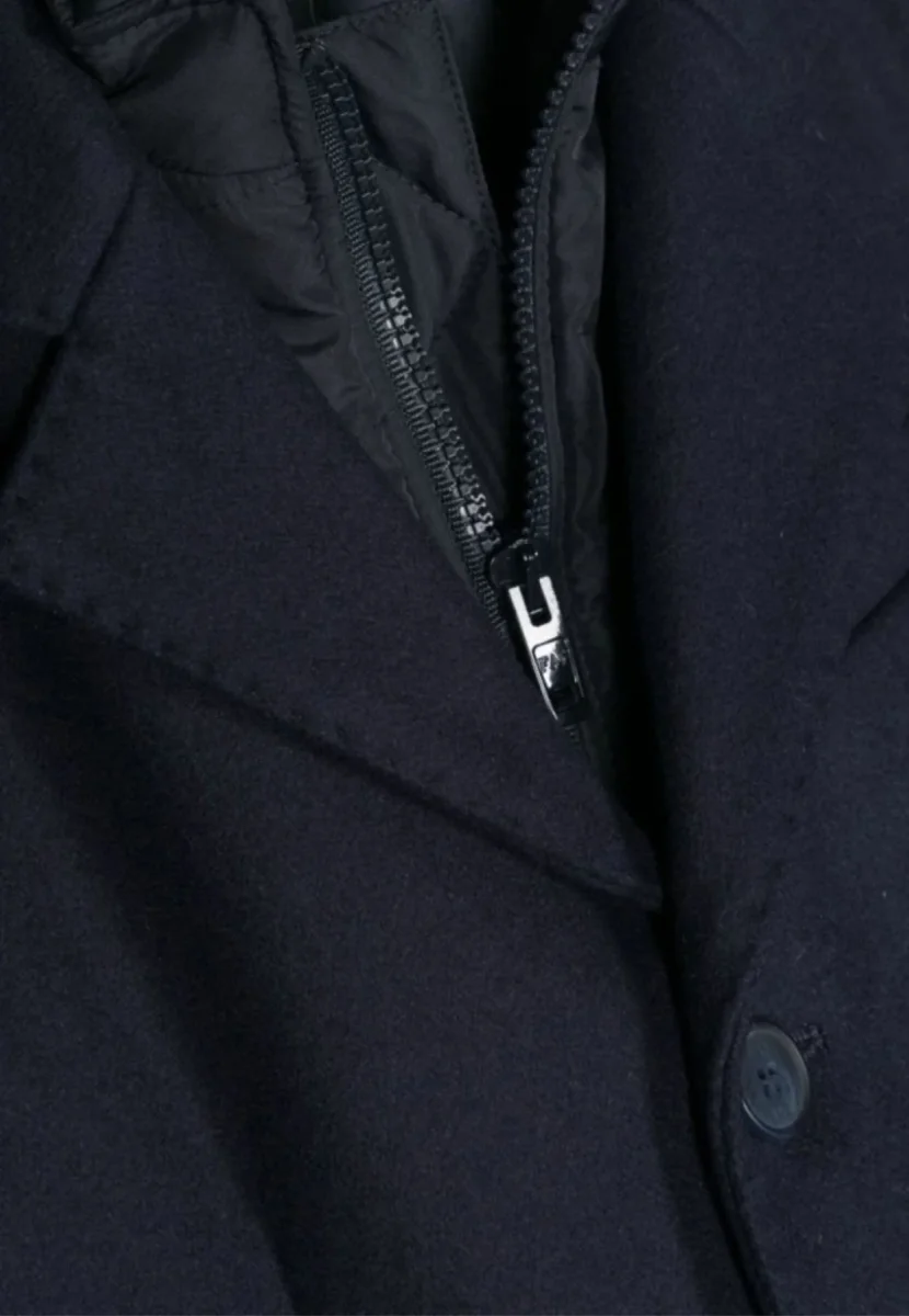 Cappotto bambino Fay nero in lana - immagine 4
