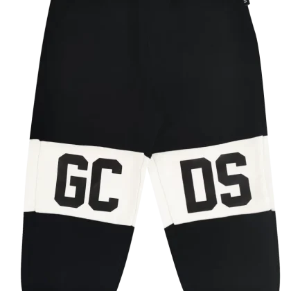 Pantalone sportivo bambino GCDS nero in cotone