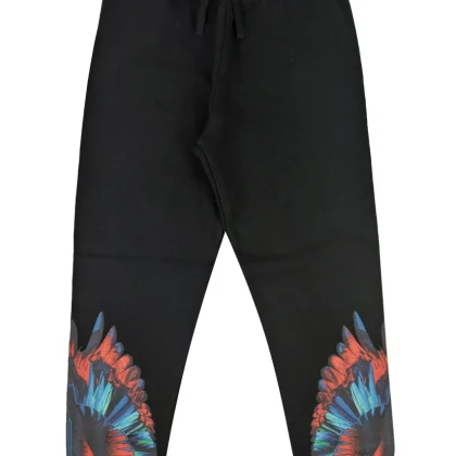 Pantalone sportivo bambino Marcelo Burlon County of Milan nero in cotone