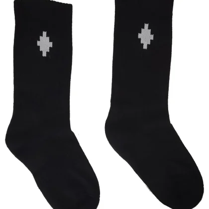Calzini bambino Marcelo Burlon neri in misto cotone