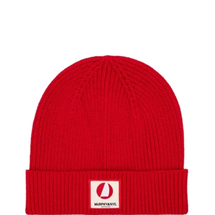 Cappello unisex rosso Murpy&Nye in viscosa