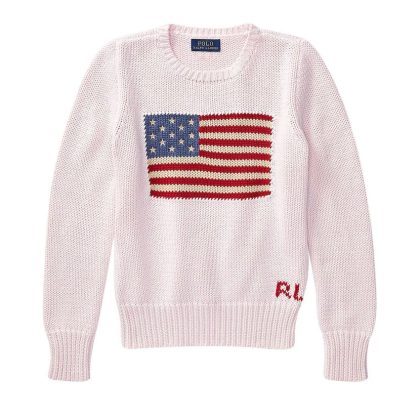 Maglia bambina Ralph Lauren rosa in cotone