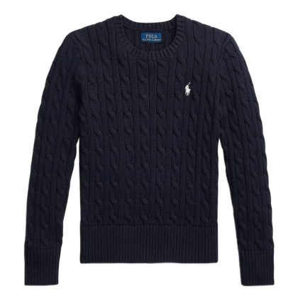 Maglia bambina Ralph Lauren blu in cotone