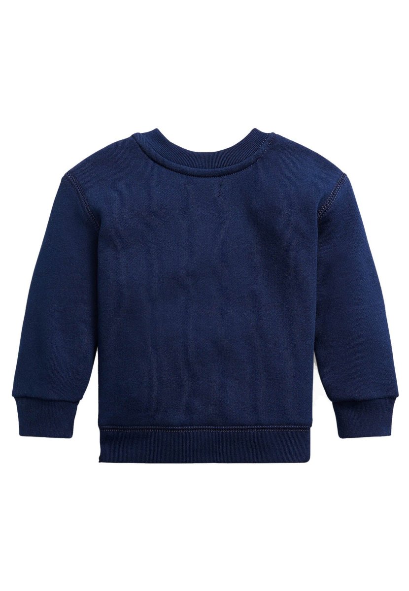 Felpa neonato Ralph Lauren blu in cotone - immagine 3