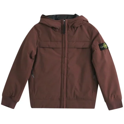 Giubbino bambino Stone Island mosto in tessuto tecnico