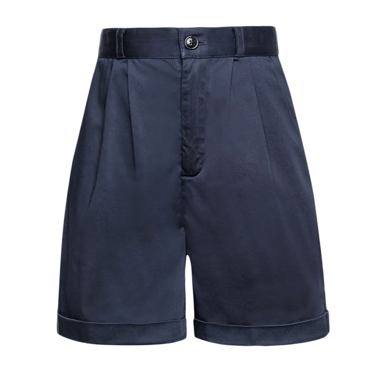 Woolrich shorts blu bambina in twill - immagine 2