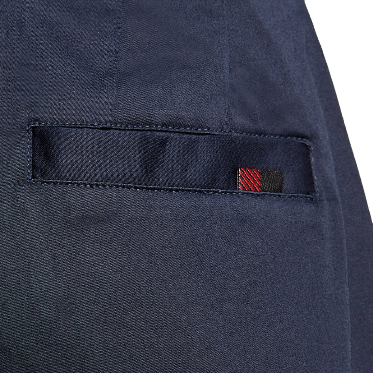 Woolrich shorts blu bambina in twill - immagine 4