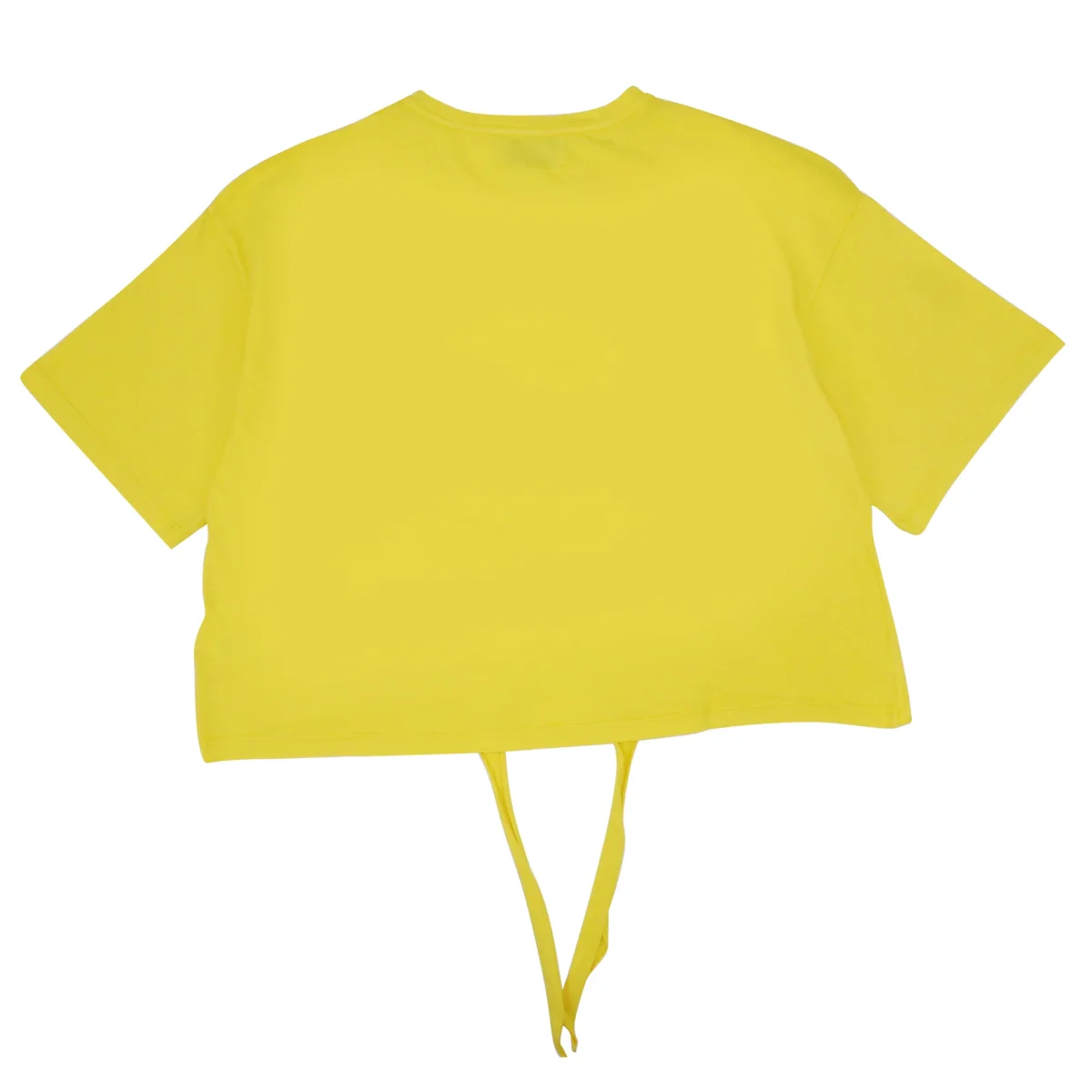 Dondup bambina t-shirt gialla in jersey di cotone - immagine 3