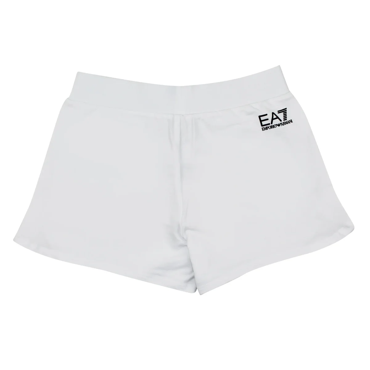 EA7 Emporio Armani shorts bambina bianco in cotone stretch - immagine 3