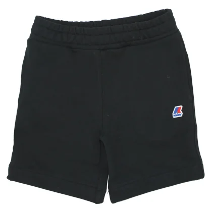 K-Way bambino shorts Erik black pure in cotone