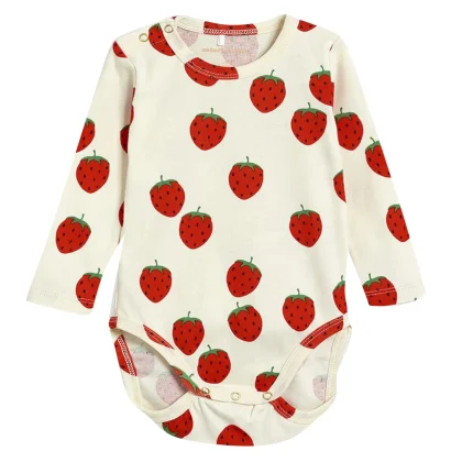 Mini Rodini body baby girl in cotone organico stampato