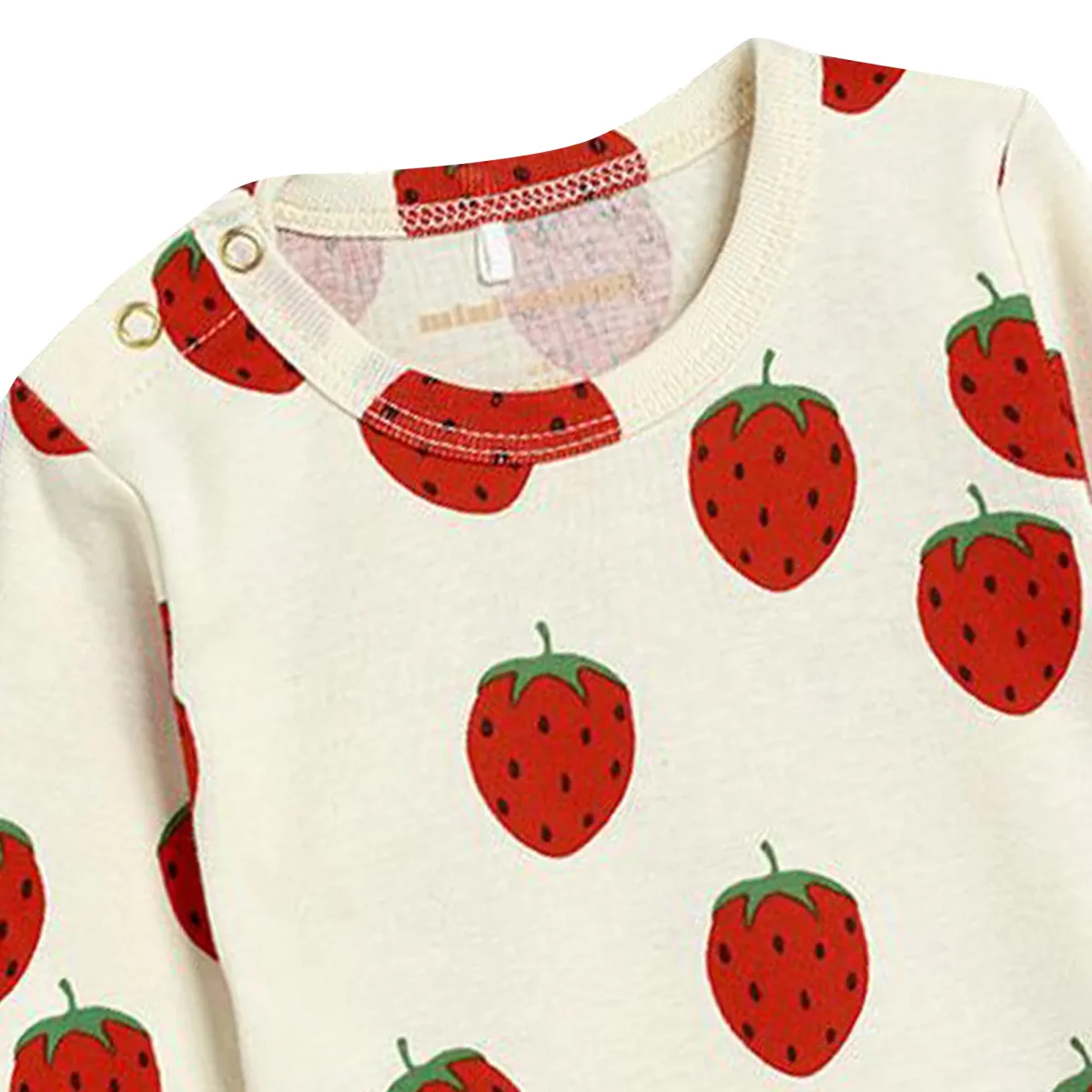 Mini Rodini body baby girl in cotone organico stampato - immagine 4