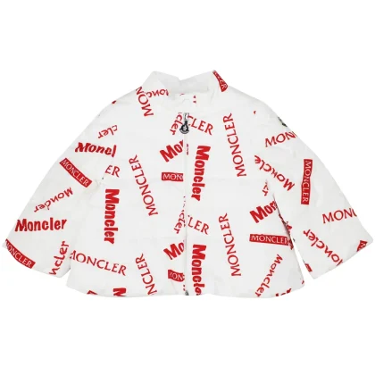 Moncler Enfant giacca Antie bambina stampata in nylon