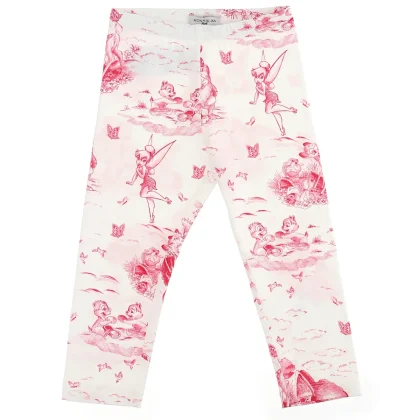 Monnalisa bambina leggings stampato in jersey di cotone