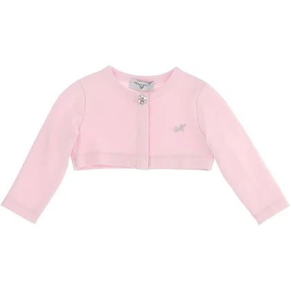 Monnalisa cardigan baby girl rosa in viscosa