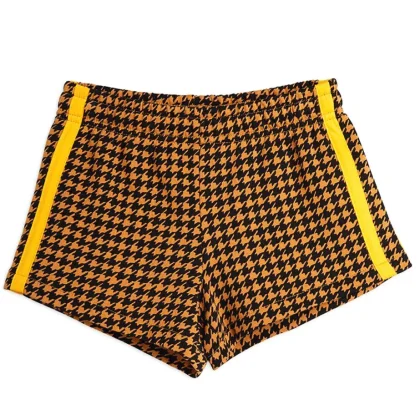 Mini Rodini shorts marrone bambino in felpa di cotone organico