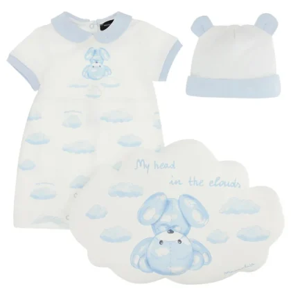 Monnalisa set panna neonato in cotone
