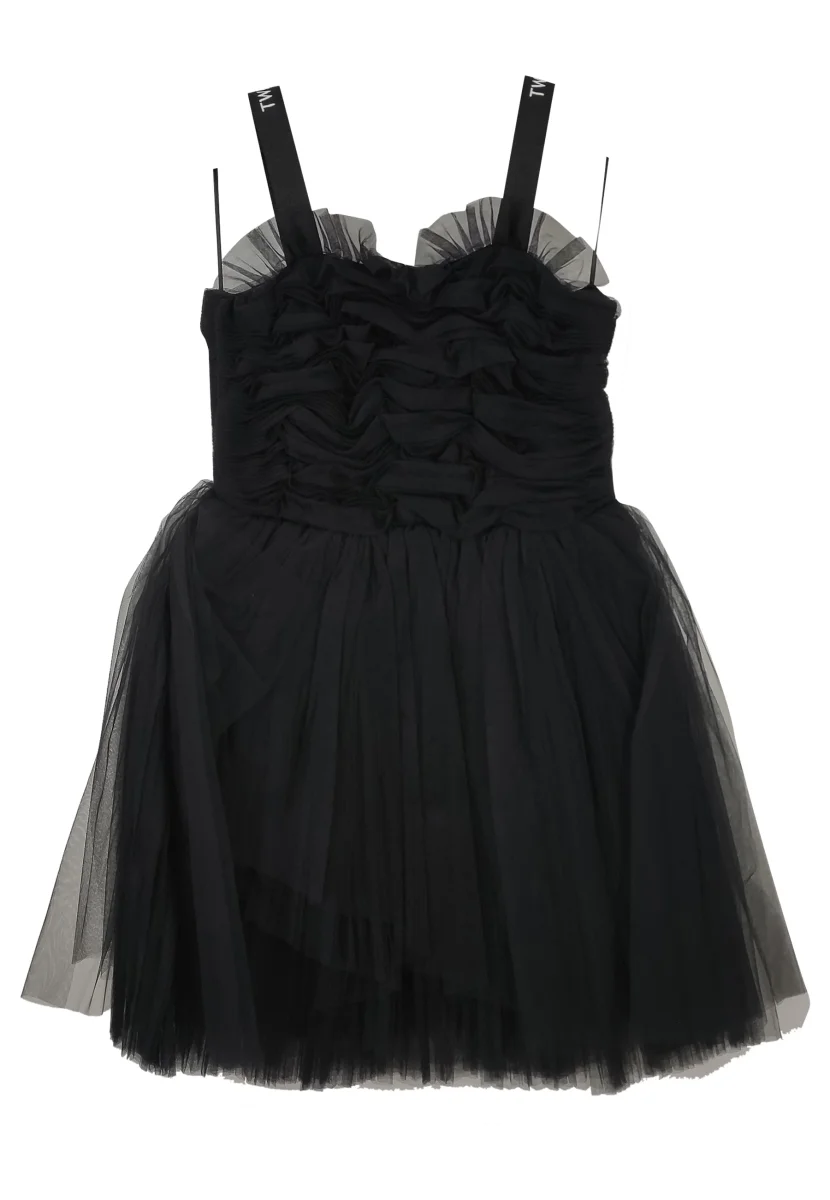 Twin Set teen abito nero in tulle - immagine 2