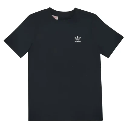 Adidas t-shirt nera bambino in cotone
