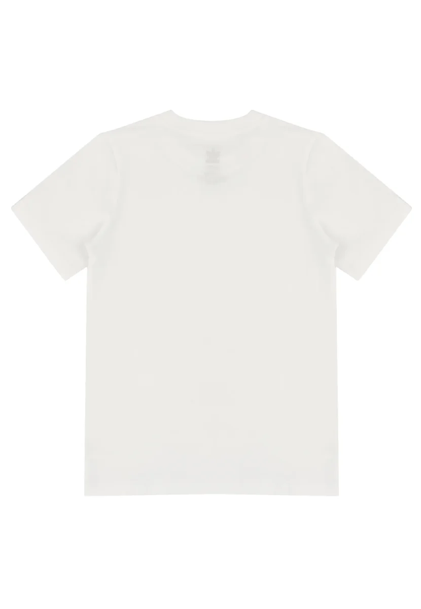 Adidas t-shirt bianca bambino in cotone - immagine 3