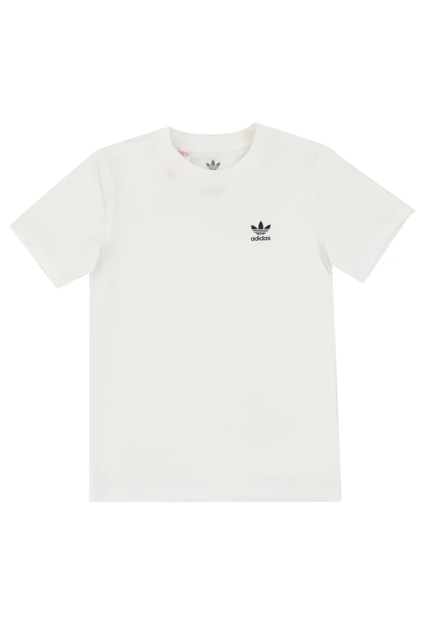 Adidas t-shirt bianca ragazzo in cotone