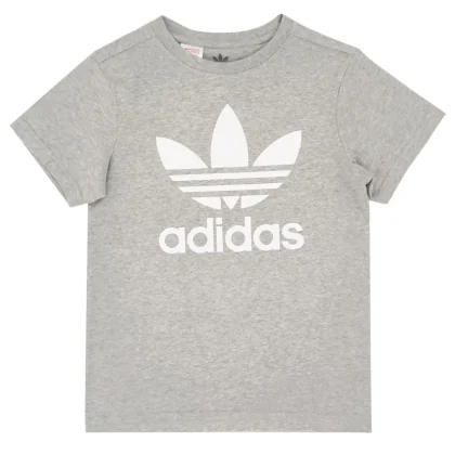 Adidas t-shirt grigia ragazzo in cotone