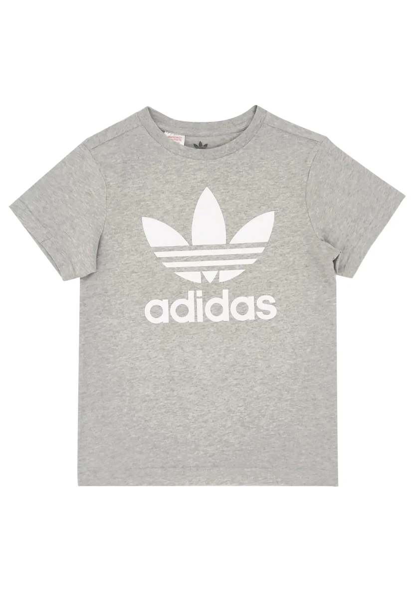 Adidas t-shirt grigia ragazzo in cotone - immagine 2