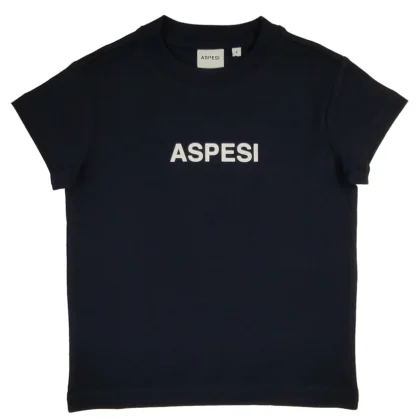Aspesi bambino t-shirt blu in cotone