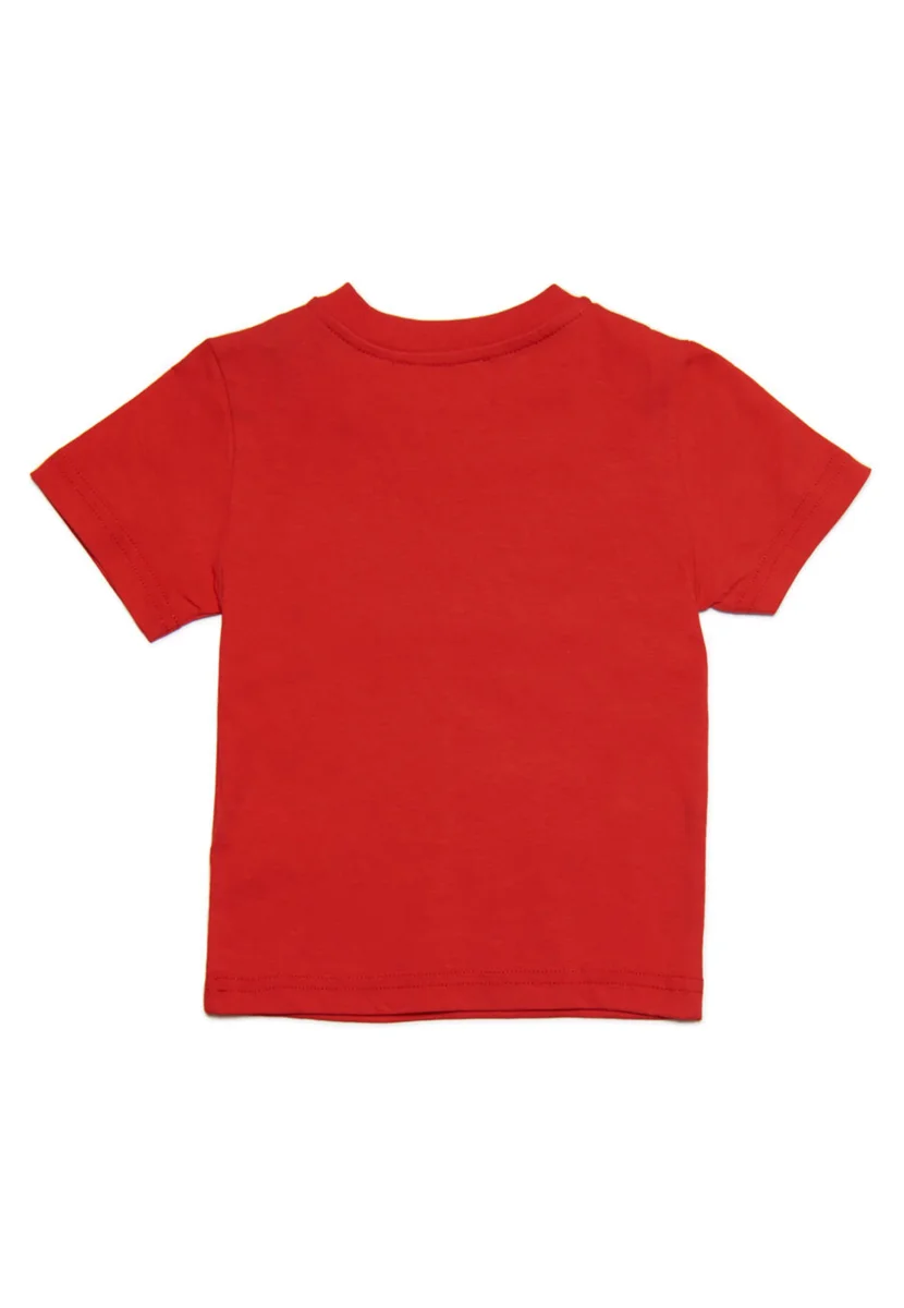 Diesel Kid t-shirt rossa neonato in cotone - immagine 3