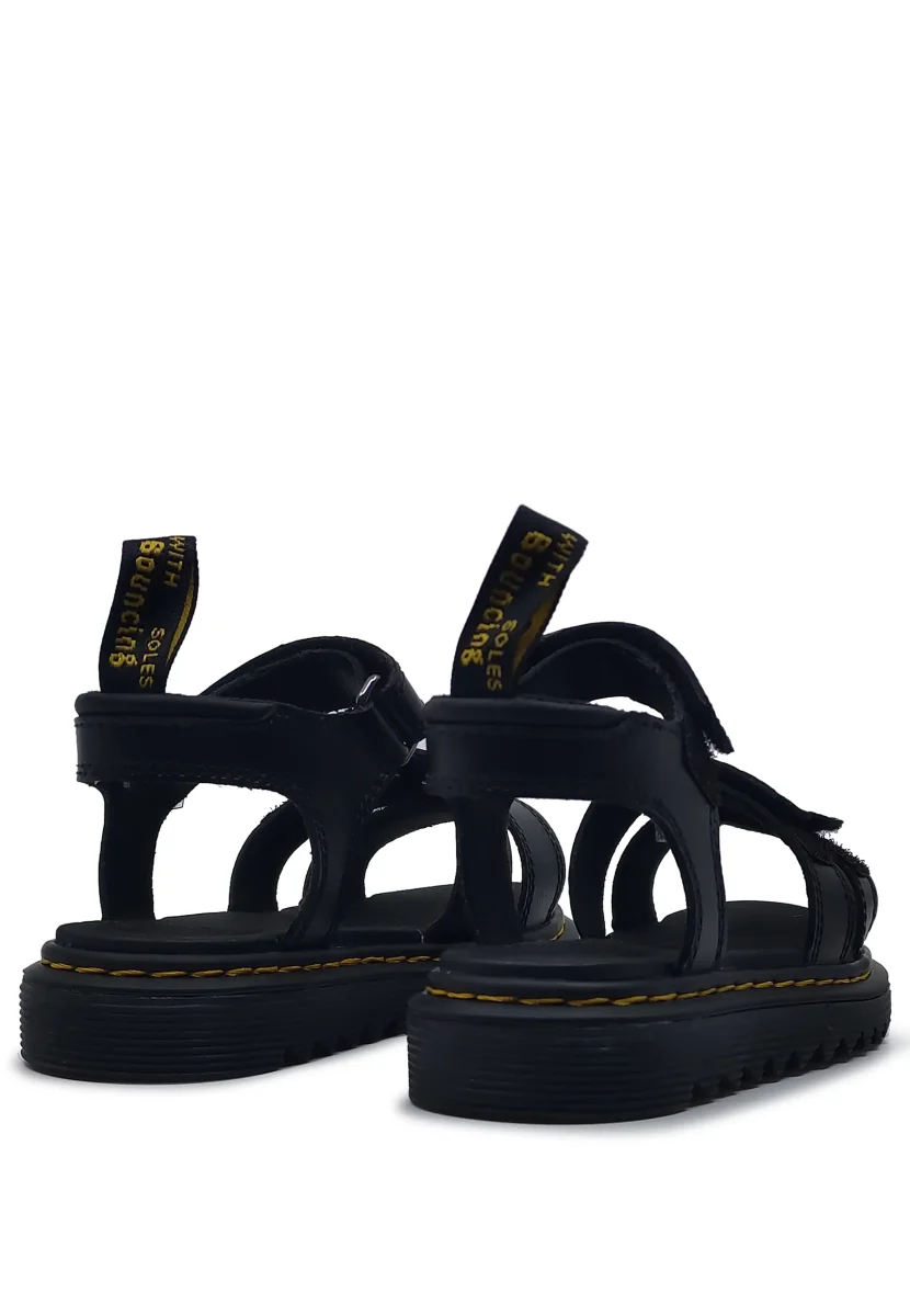Dr Martens sandali neri bambina in pelle - immagine 6