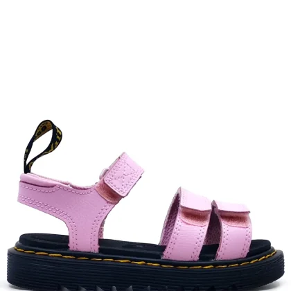 Dr Martens sandali rosa bambina in pelle
