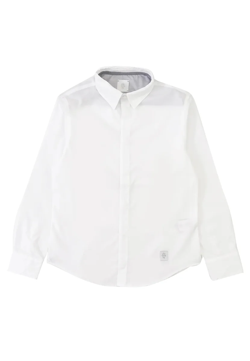Eleventy camicia bianca ragazzo in cotone - immagine 2