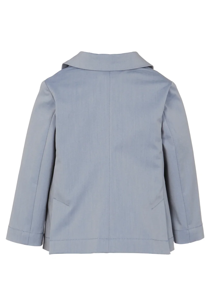 Emporio Armani giacca azzurra bambino in misto cotone - immagine 3