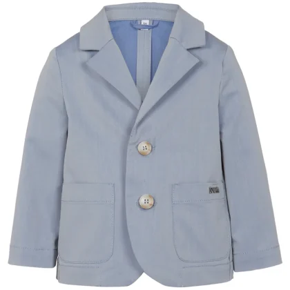 Emporio Armani giacca azzurra bambino in misto cotone