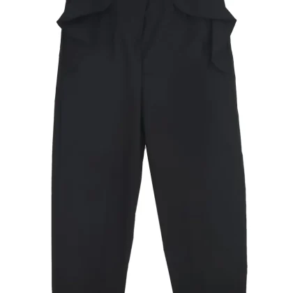 Miss Blumarine pantalone nero ragazza in cotone