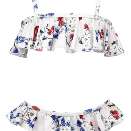 Monnalisa costume bambina bianco
