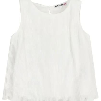Patrizia Pepe top bianco ragazza