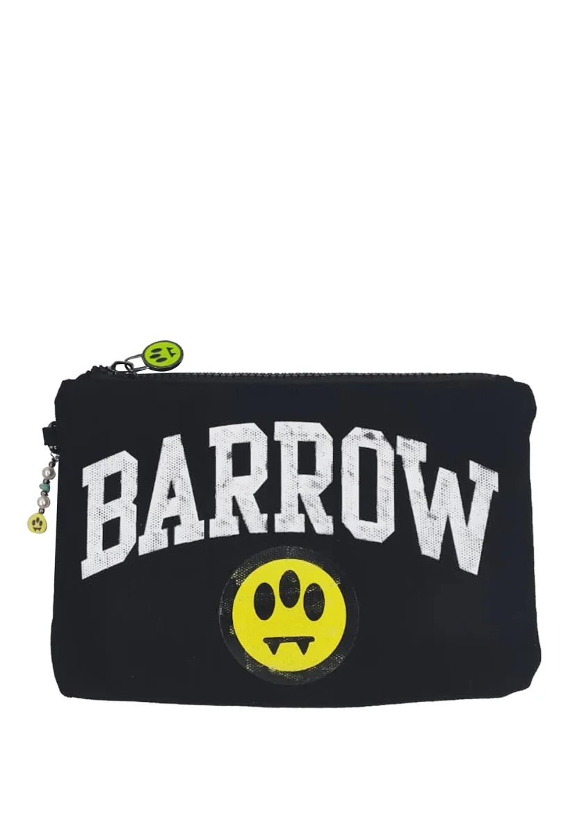 Barrow borsa mare nera bambina in canvans