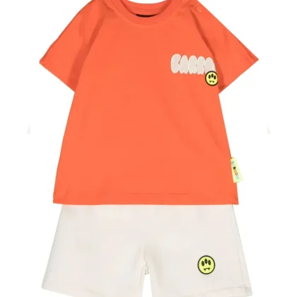 Barrow completo arancio/bianco neonato