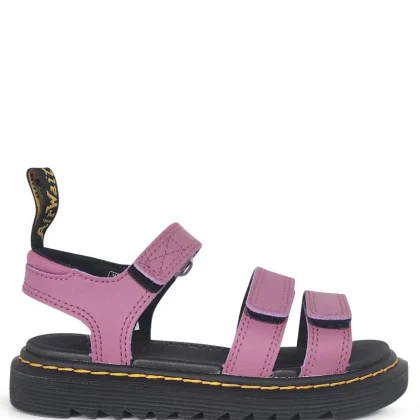 Dr Martens sandali Klaire viola bambina in pelle