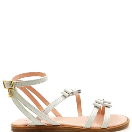 Elisabetta Franchi La Mia Bambina sandali bianchi bambina