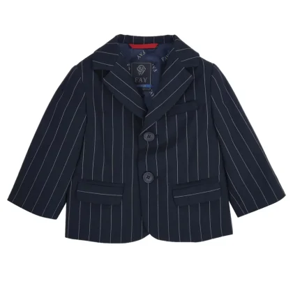 Fay giacca blu neonato in misto lana