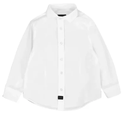 Fay camicia bianca bambino in cotone