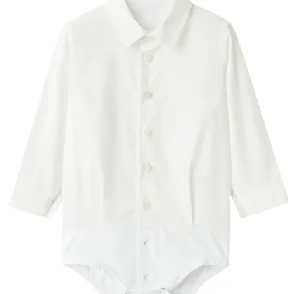 Il Gufo camicia/body neonato in cotone