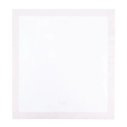 Il Gufo copertina bianca/rosa neonata in cotone
