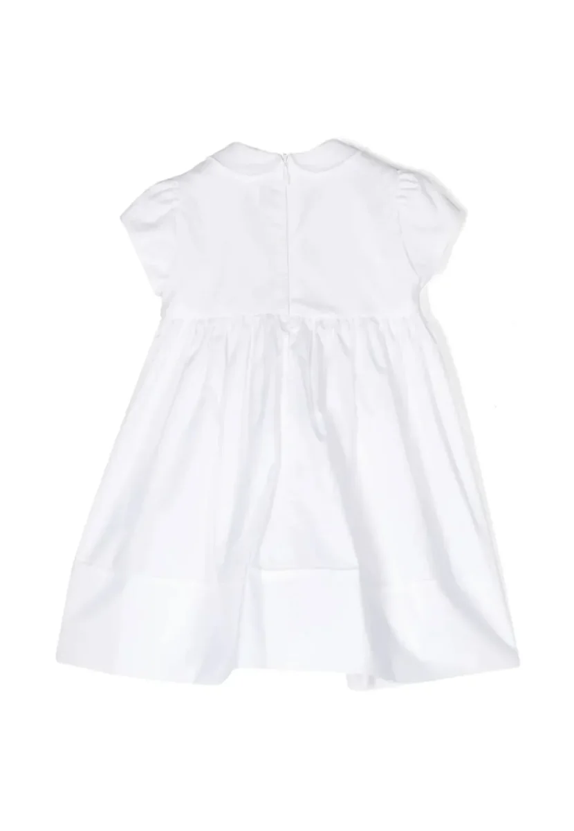 Il Gufo vestito bianco neonata in cotone - immagine 3