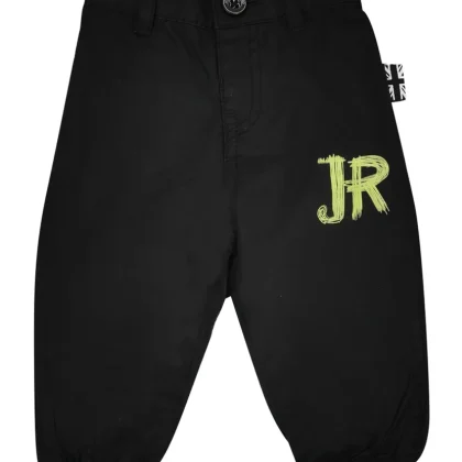 John Richmond pantalone nero neonato in cotone