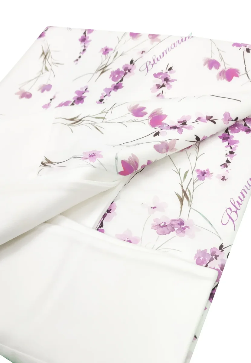 Miss Blumarine copertina bianca neonata in cotone - immagine 3